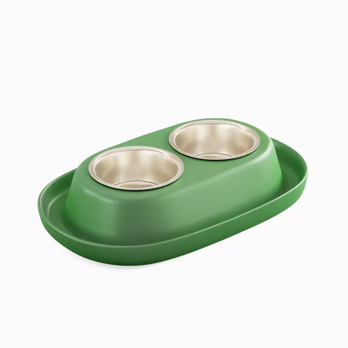 Plastic Pet Bowl 02 3D model