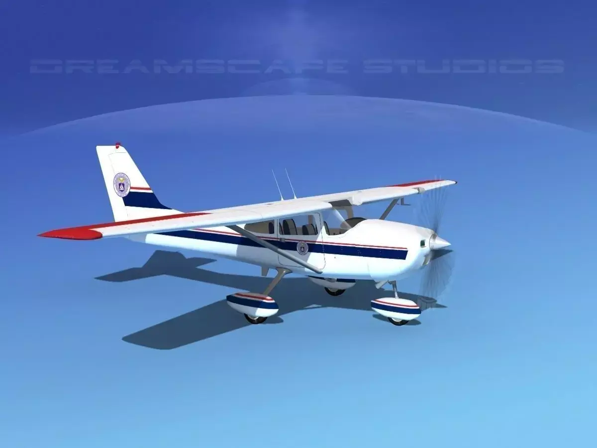 Cessna 172 Skyhawk 1967 V08 3D model