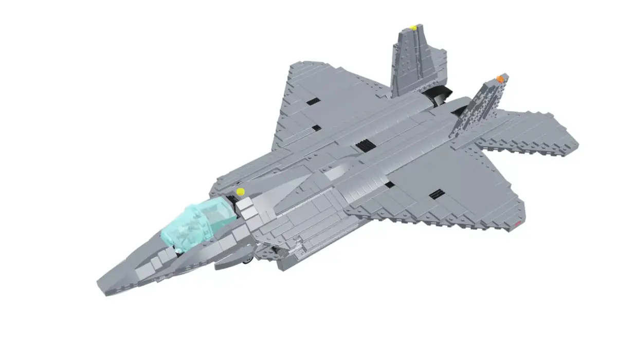 MocBricks3D - F-22 Raptor 3D print model