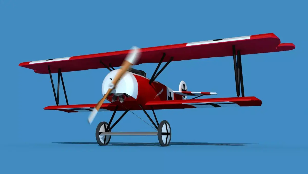 Fokker D-VI V03 3D model