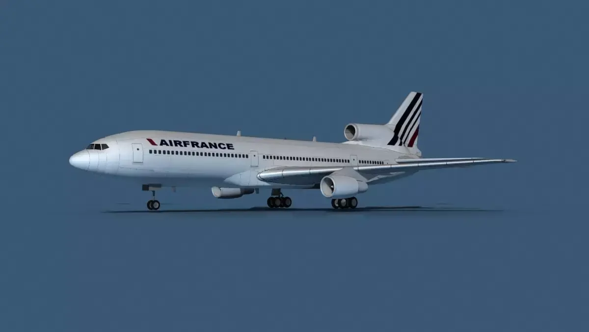 Lockheed L-1011-50 Air France 3D model