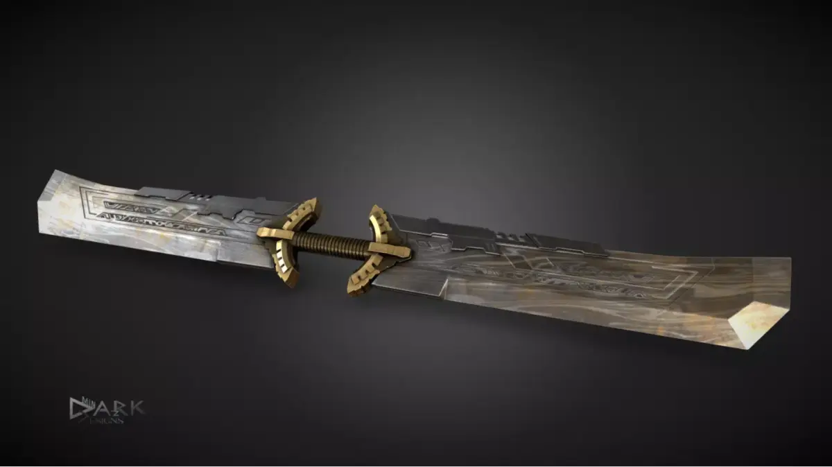 Thanos Infinity Sword Low-poly 3D model