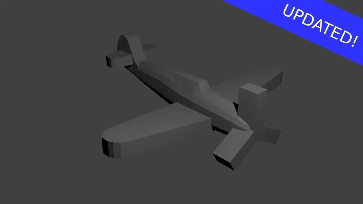 German BF-109 Fighter Aircraft Free 3D print model