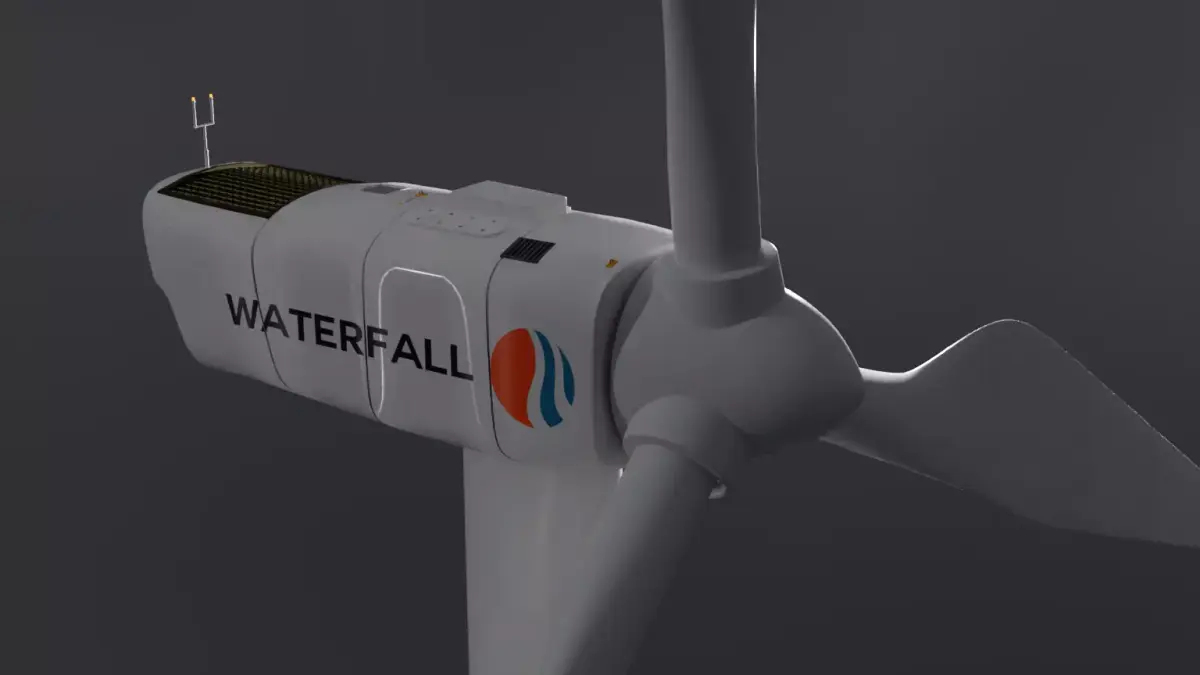 Wind Turbine Low-poly 3D model 9