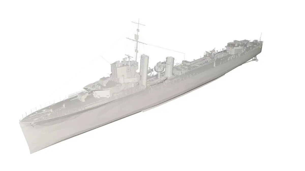 Military Ship 3D model purchase