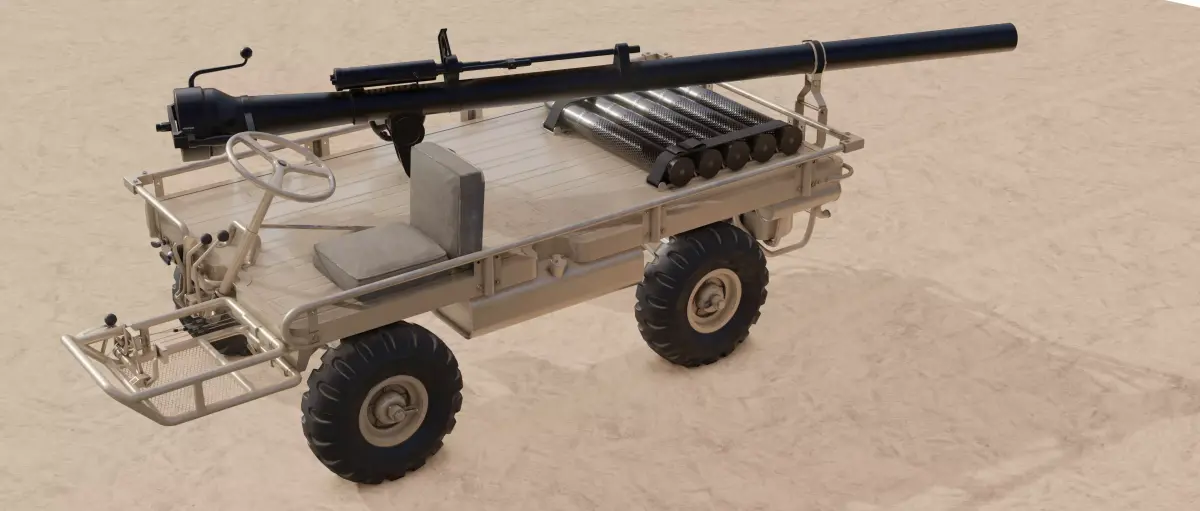 Utility Platform Truck Free 3D model