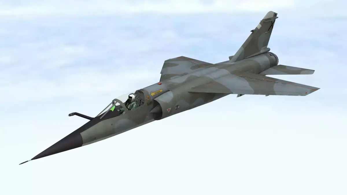 Fighter Jet Flying In Sky Plane V06 Low Poly 3D Model Low-poly 3D model