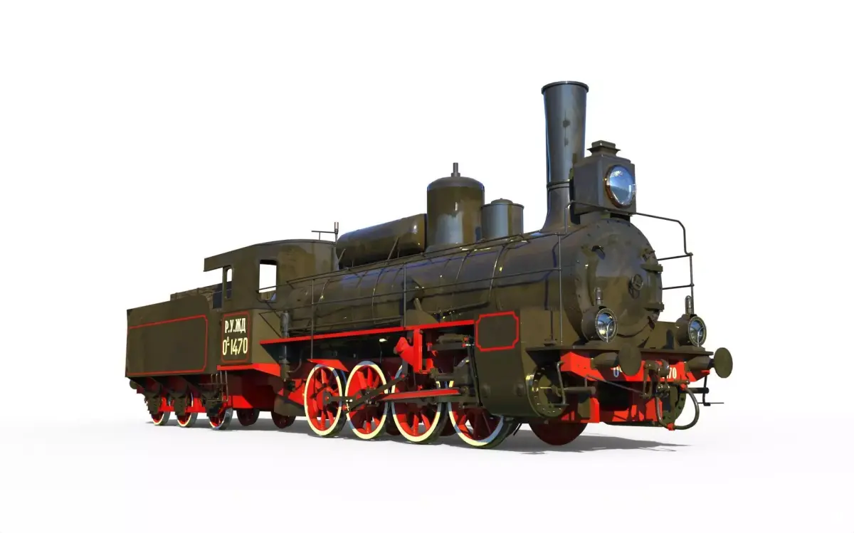 Russian locomotive class Ov 3D model