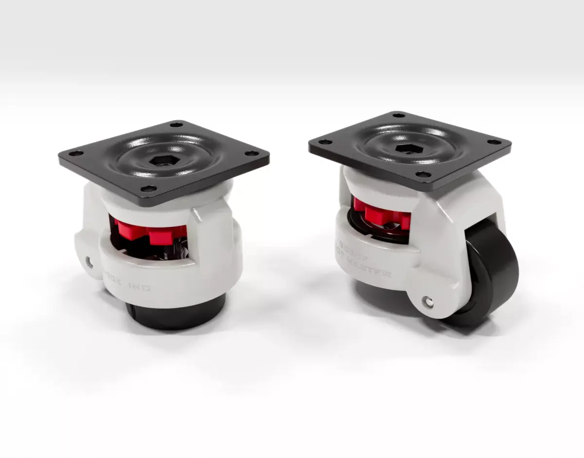 Caster wheels 3D model