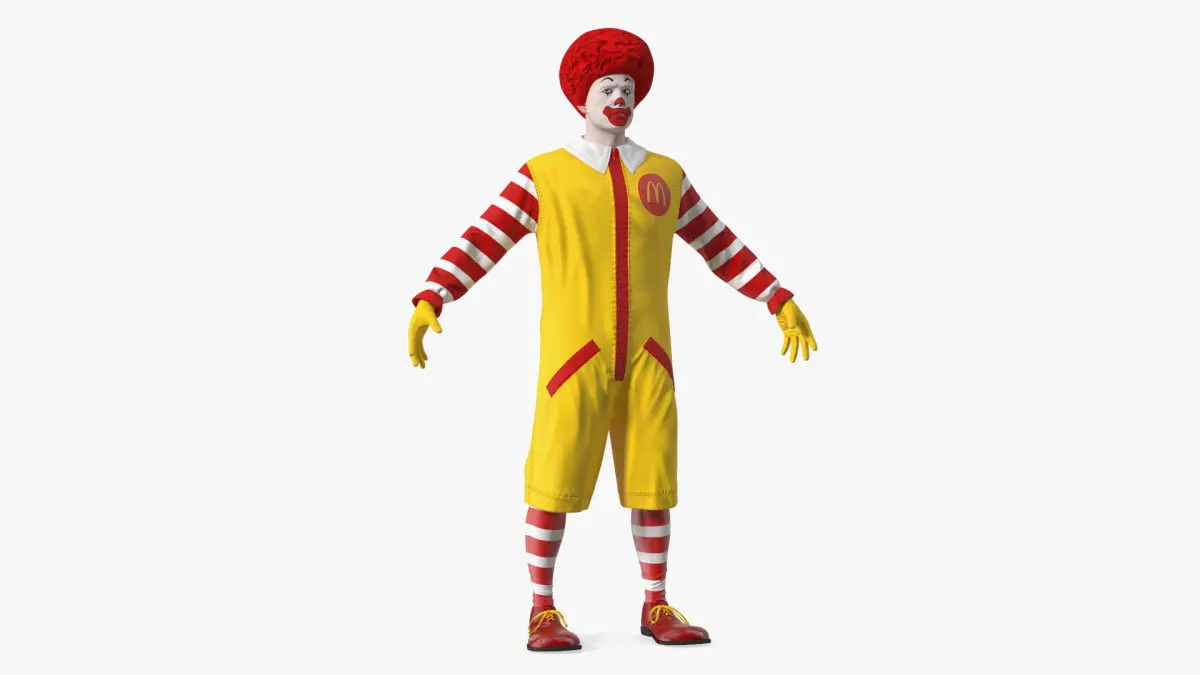 McDonalds Clown 3D model