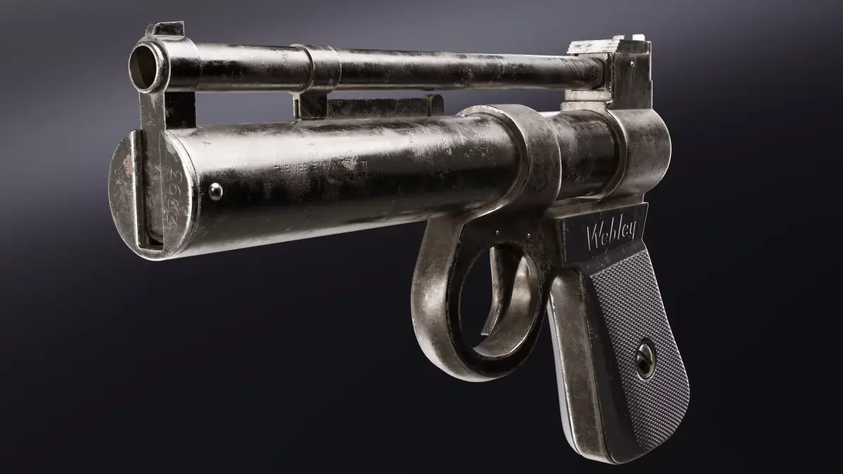 Webley Junior 177 Air Pistol 3D model