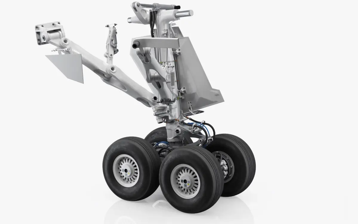 Rear Landing Gear for Boeing 787 3D model