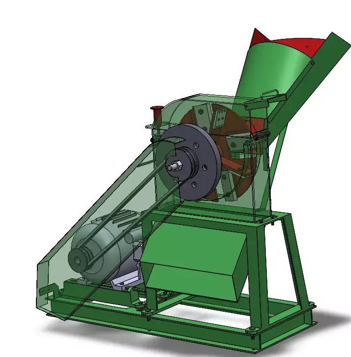 Feed Cutting Crusher  3D model