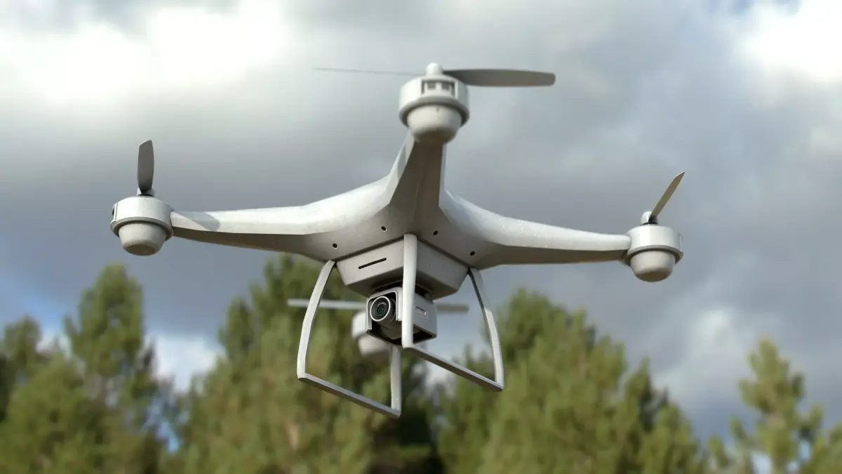 QUADCOPTER DRONE Low-poly 3D model get