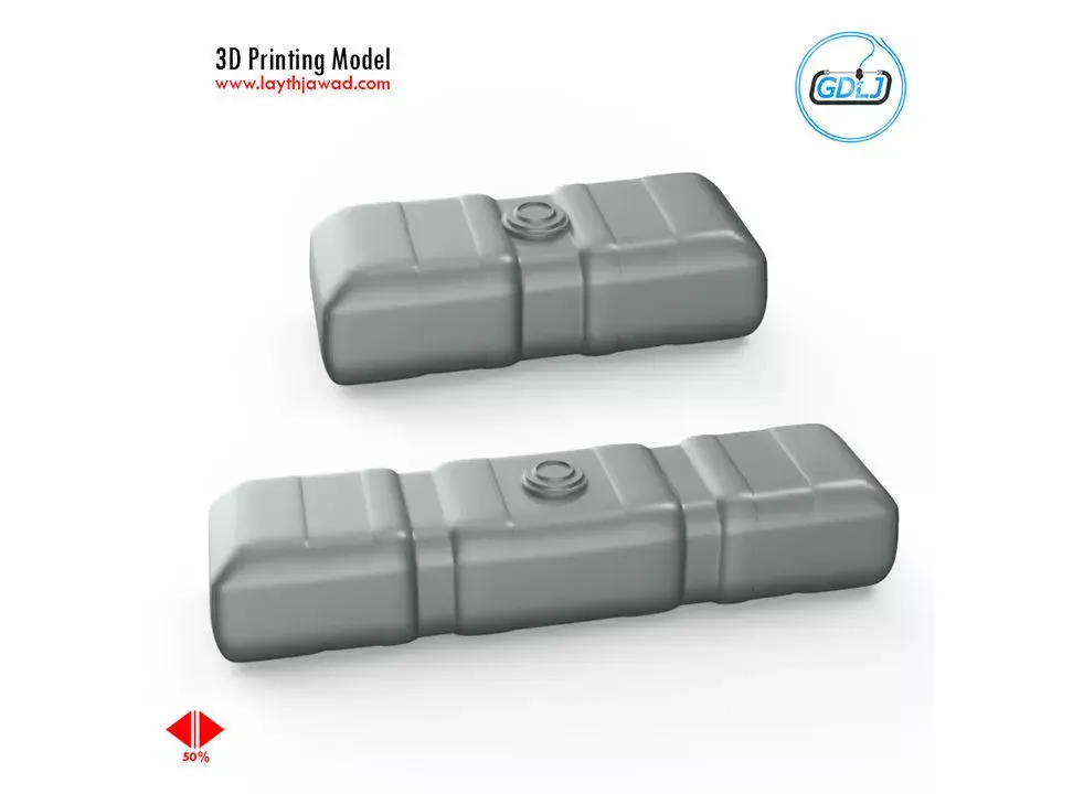 Vehicle Fuel Tank 3D print model