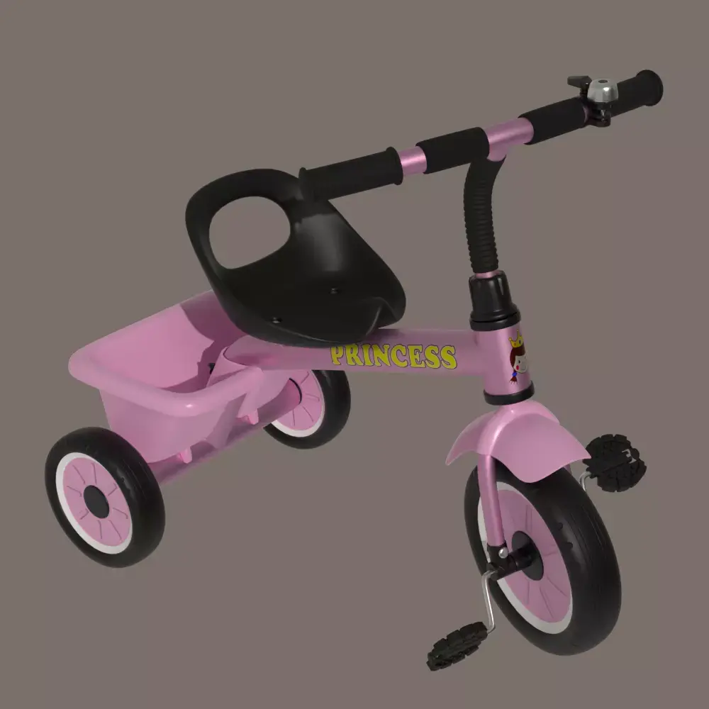Kids Bike 3D model get