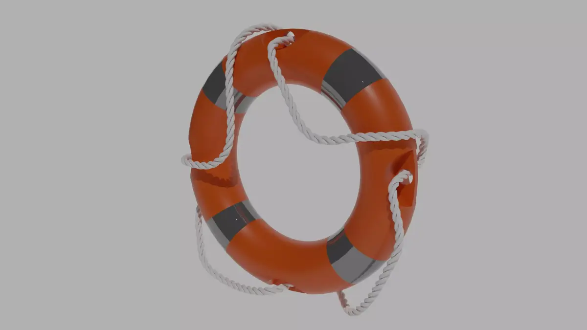 Lifesaver Free 3D model