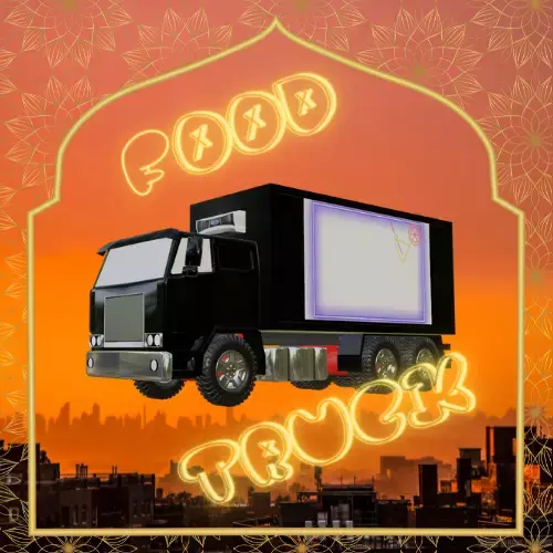 Food Truck Peterbuild Low-poly 3D model