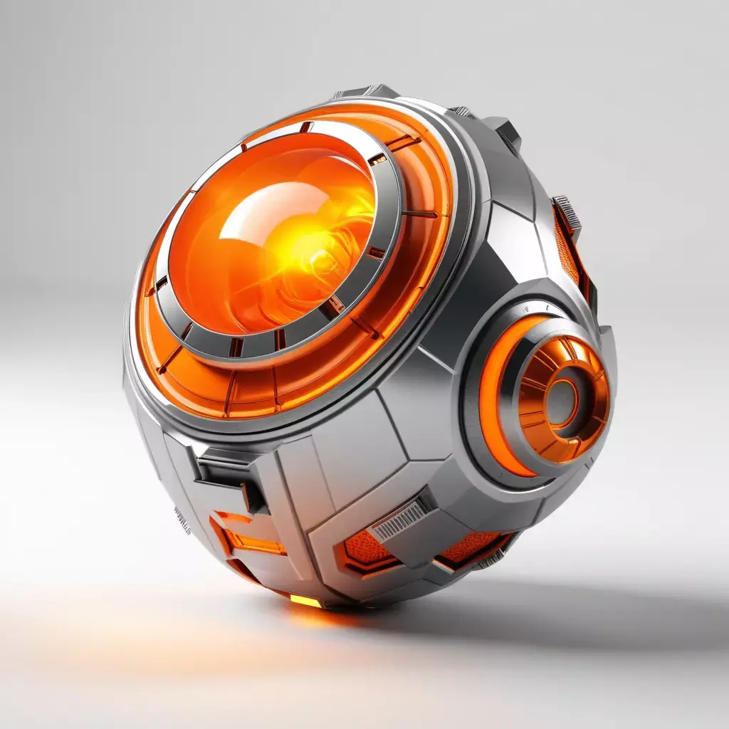 Futuristic Plasma Grenade 3D Model 3D model purchase