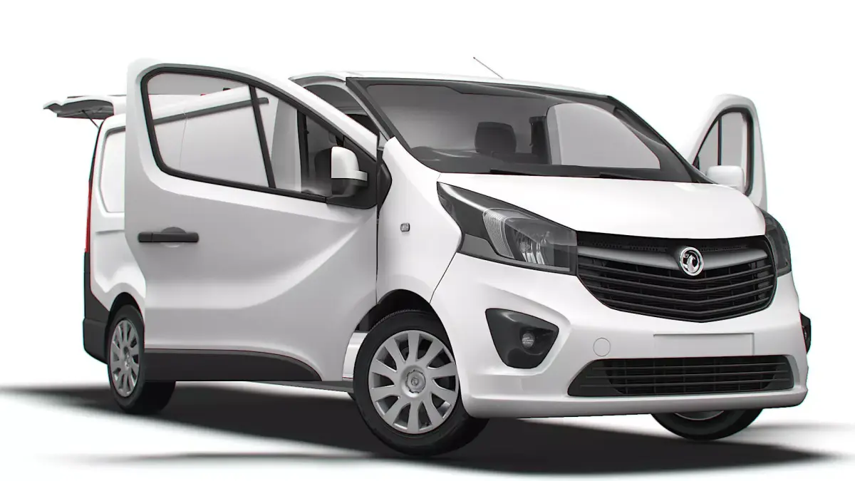 Fiat Talento Van L2H1 Tailgate HQInterior 2021 3D model