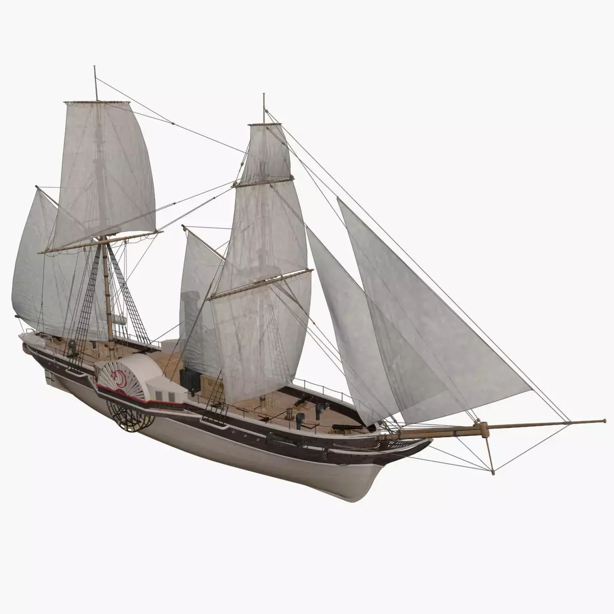 Pervaz-i Bahri Low-poly 3D model