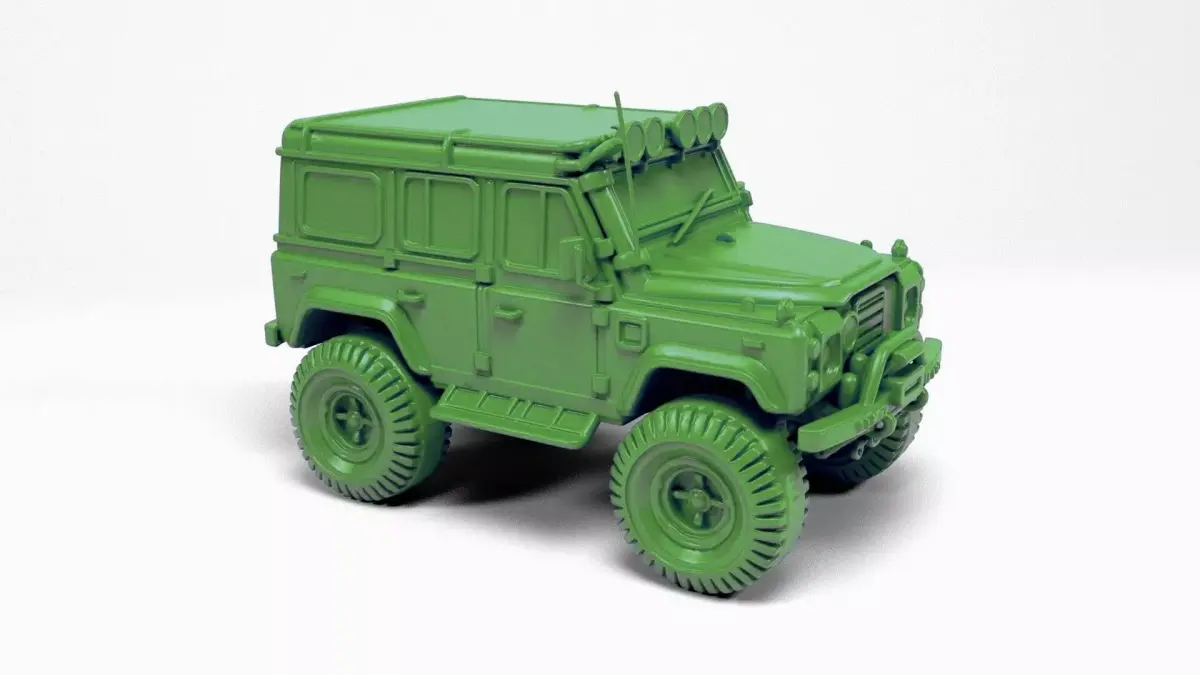 4x4 Car 3D print model
