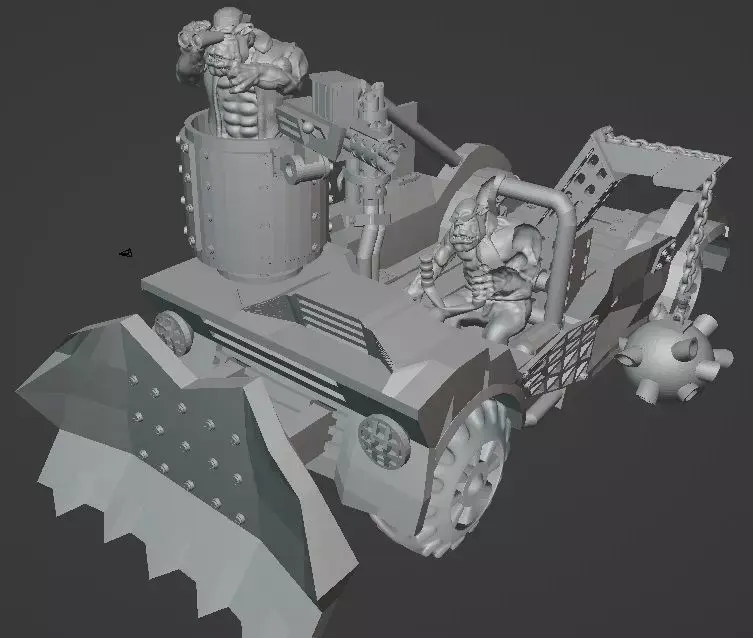 Ork kon truk v2 3D print model