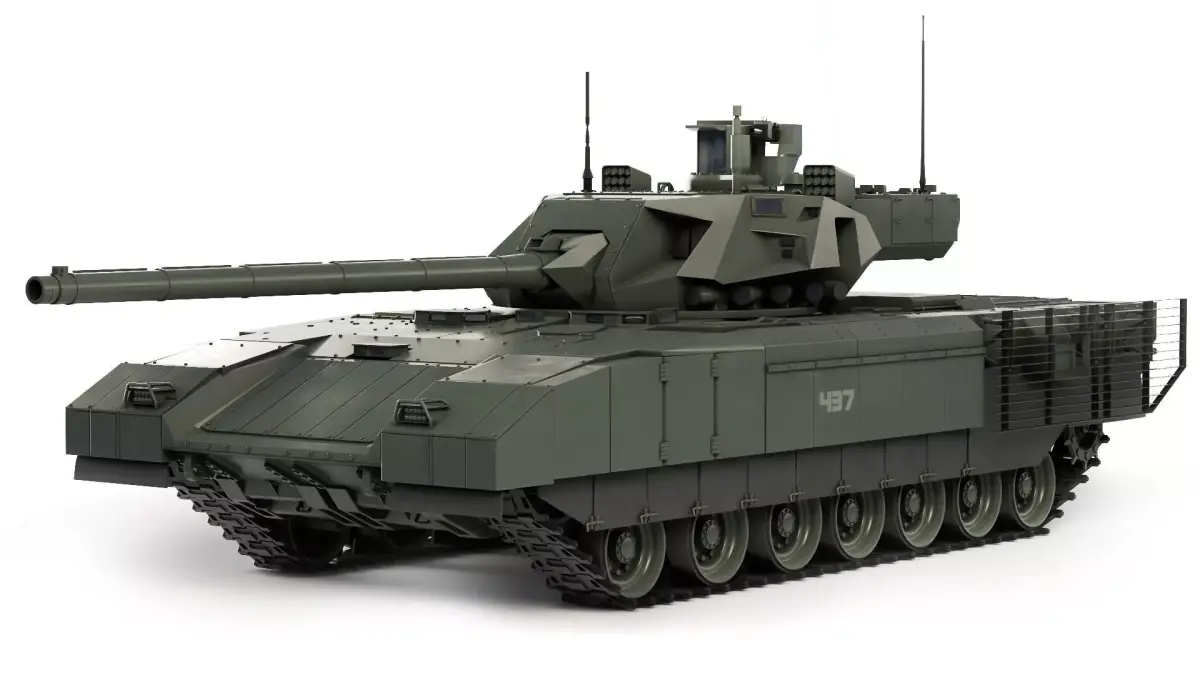 Tank T-14 Armata 2021 3D model