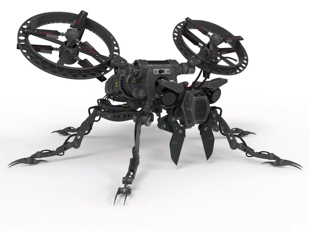 Robot wasp 3D model purchase