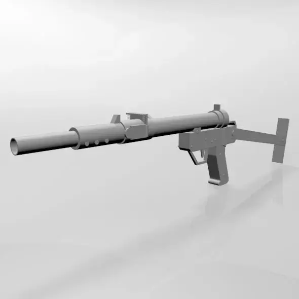 Sten Gun 01 3D model