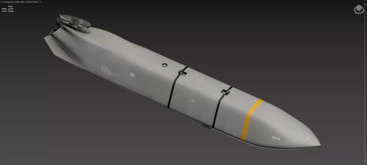 AGM-158 JASSM 3D model
