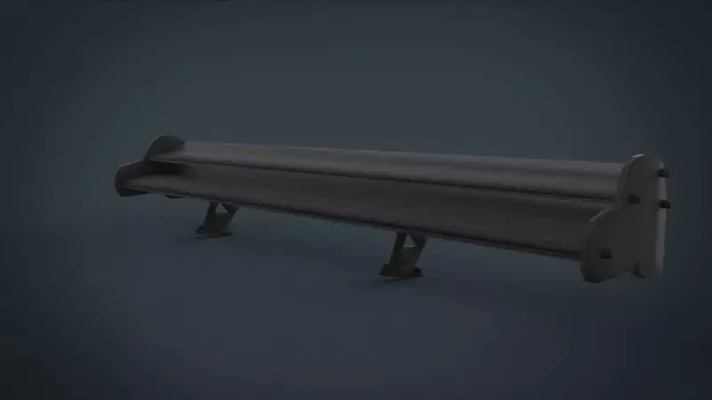 free spoilers Free low-poly 3D model