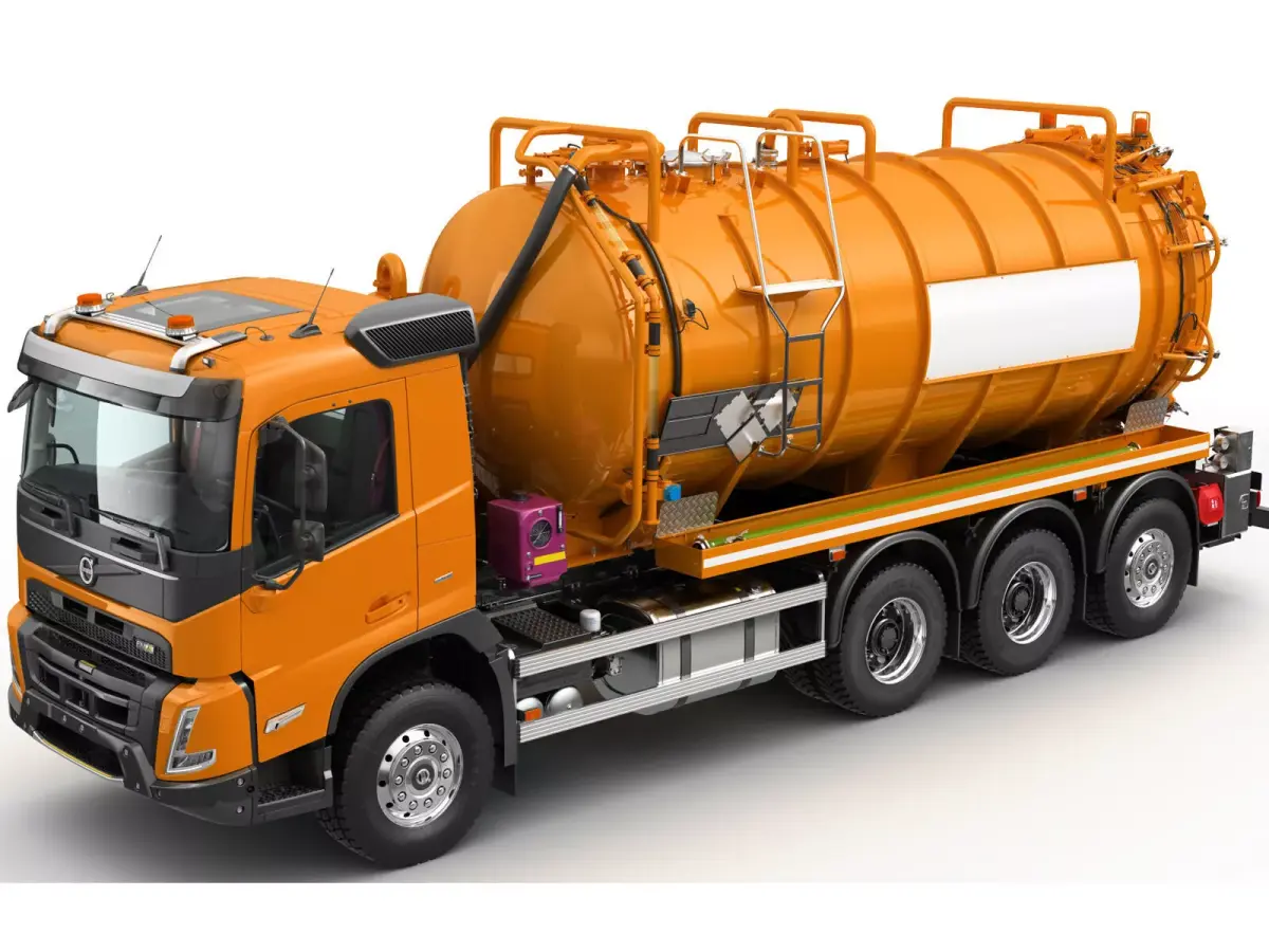 VOLVO FMX 8X4 Vacuum Truck 3D model