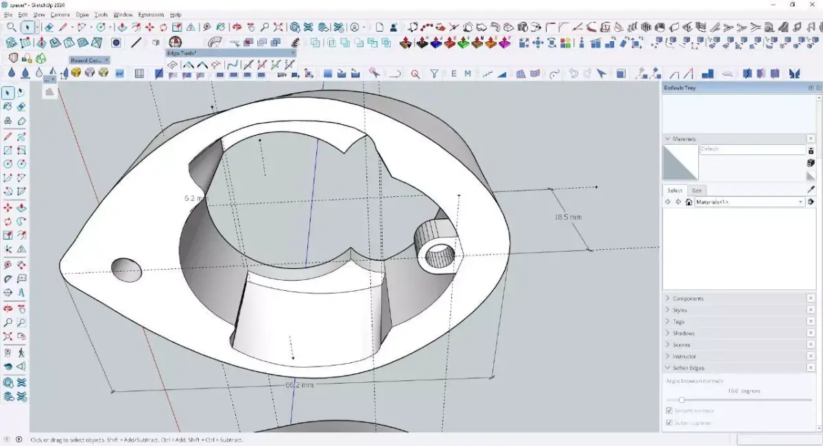 adapter Spacer Pinarello to Universal 3D model