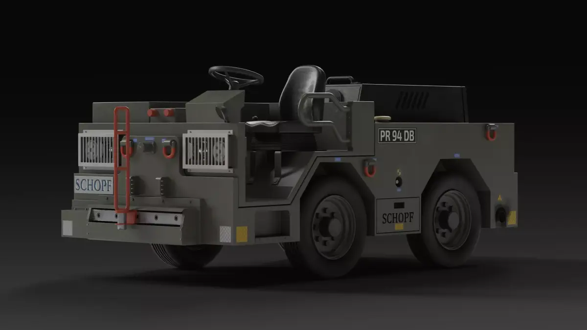 Schopf - Carrier Tractor 3D model