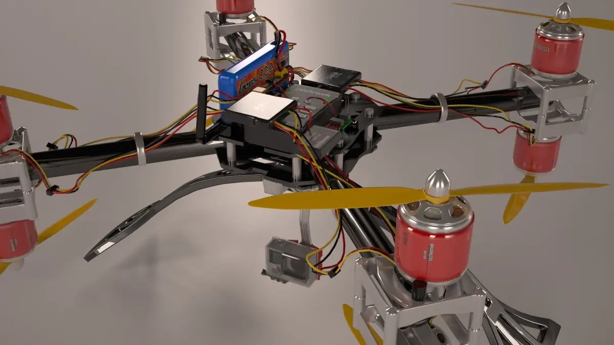 Drone component 3D model purchase
