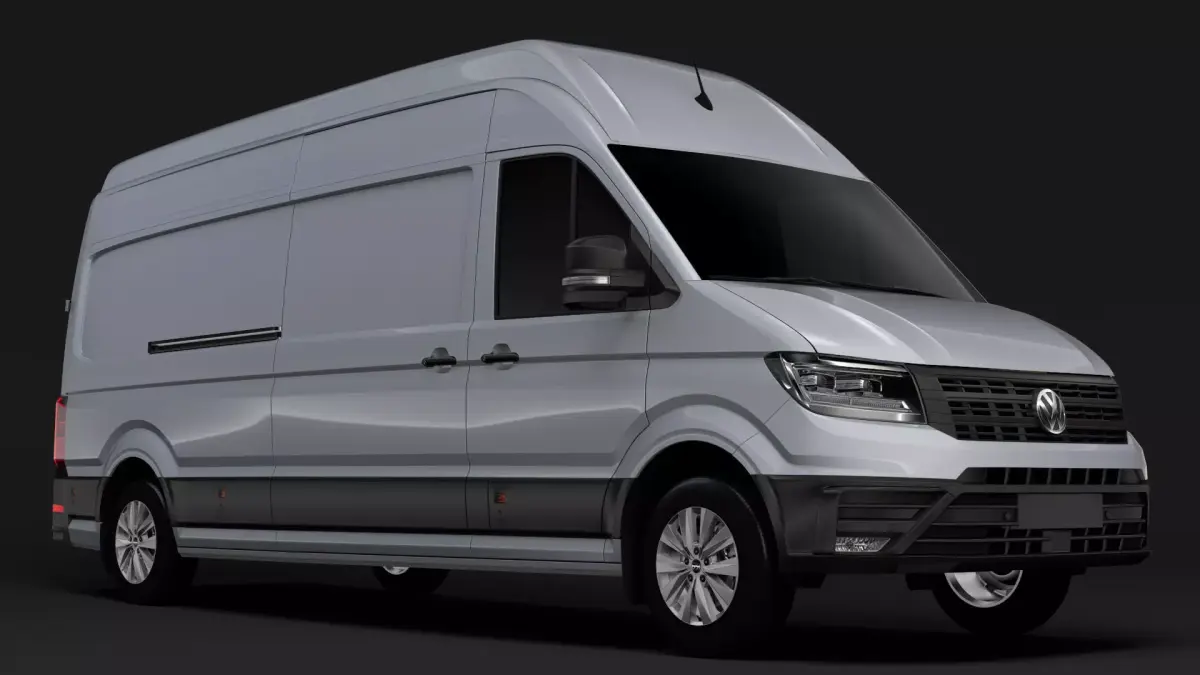 WV Crafter Van L3H3 2018 3D model