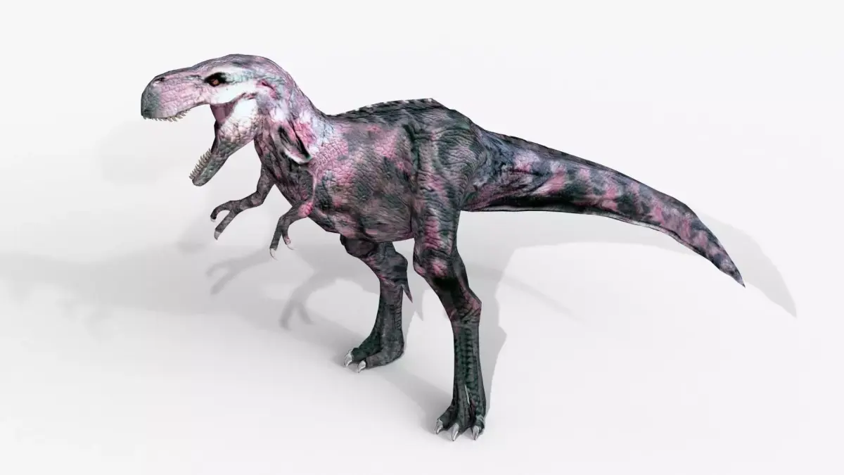 Raptor T-Rex Hybrid Dinosaur Low-poly 3D model