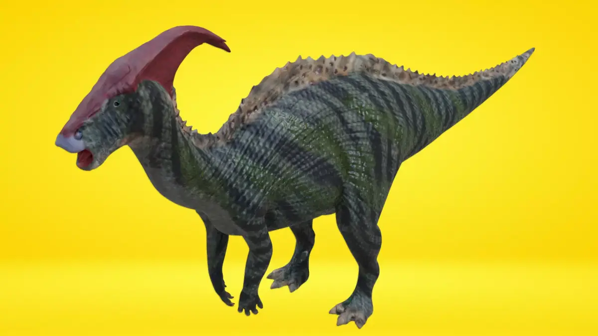 Parasourolophus Dinosaur Low-poly 3D model