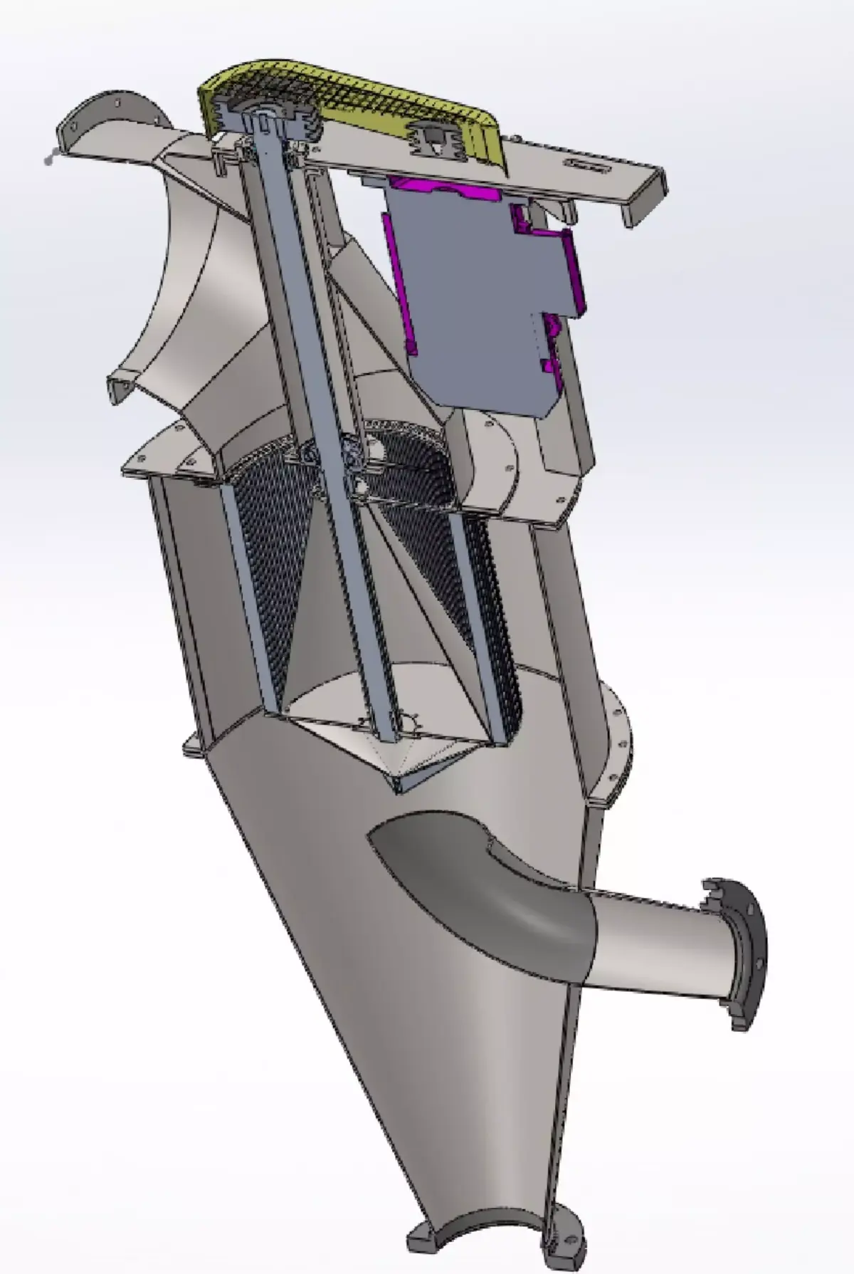0-500 MICRONIZED DYNAMIC SEPARATOR 3D model