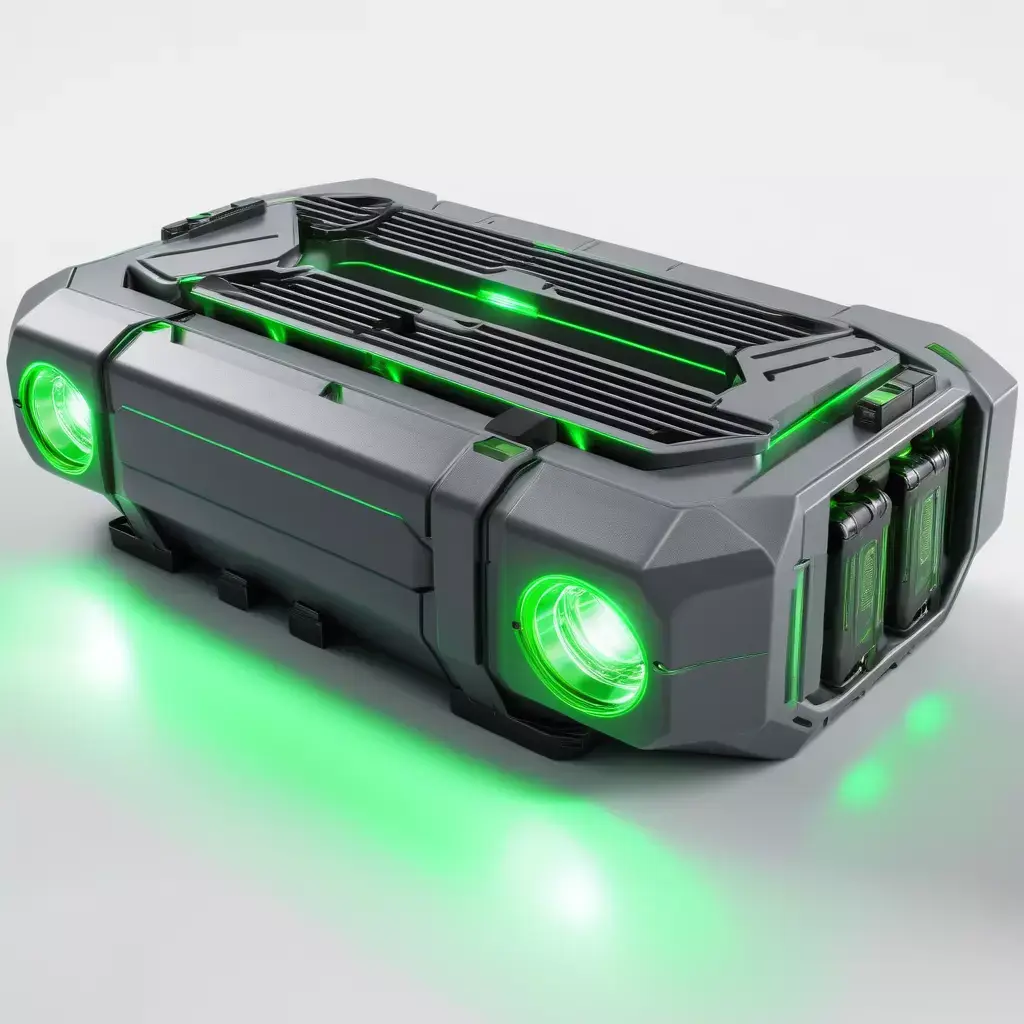 SciFi Industrial Tech Crate 3D model