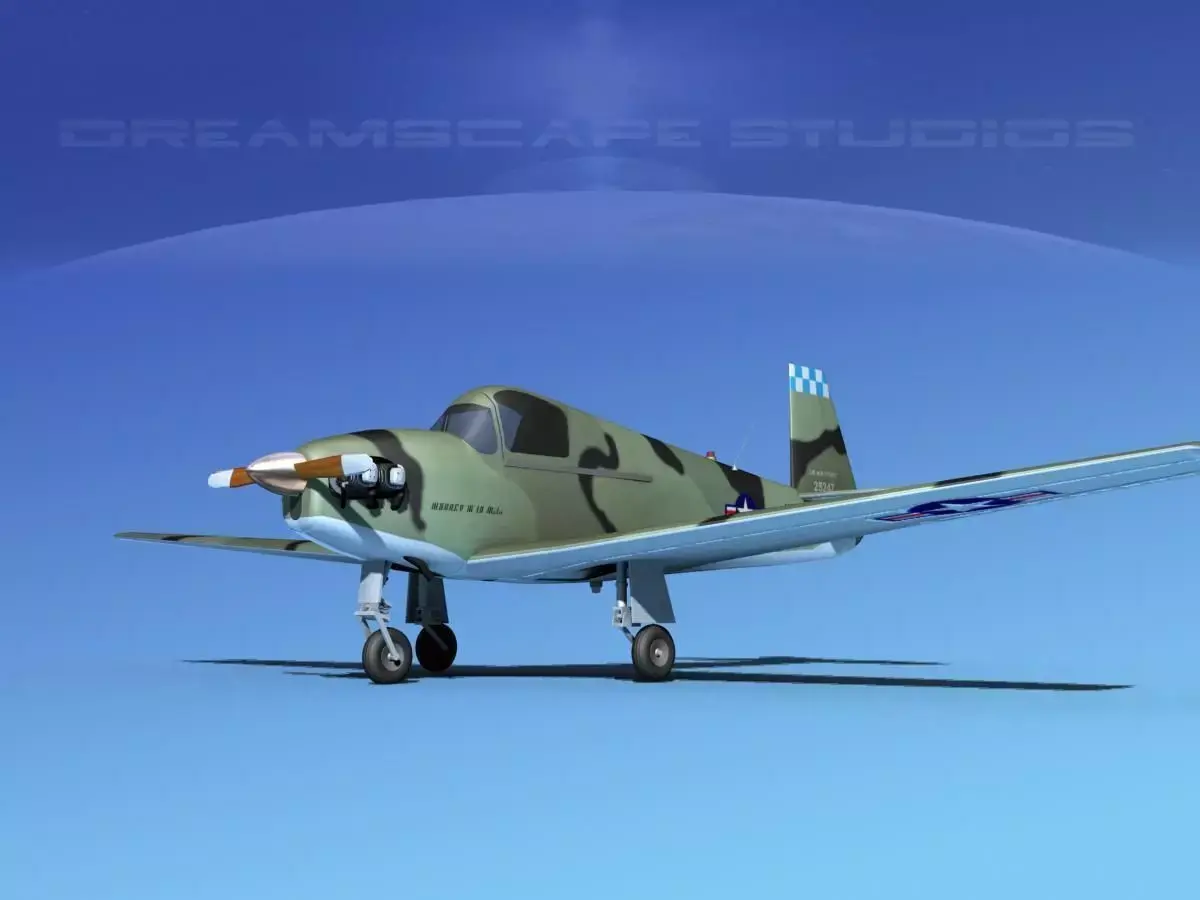 Mooney M-18 Mite USAF 1 3D model