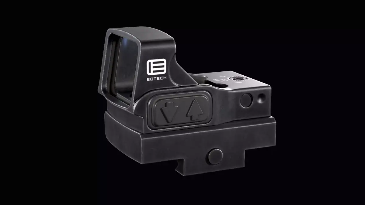 EOTECH EFLX  Red Dot Sight Low-poly 3D model