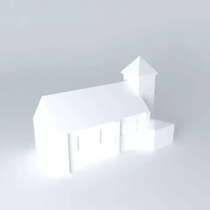 Old Town church Free 3D model