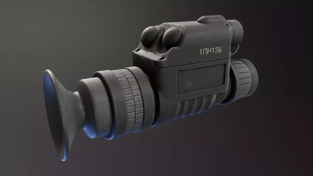 1PN138 Night Vision Device Low-poly 3D model