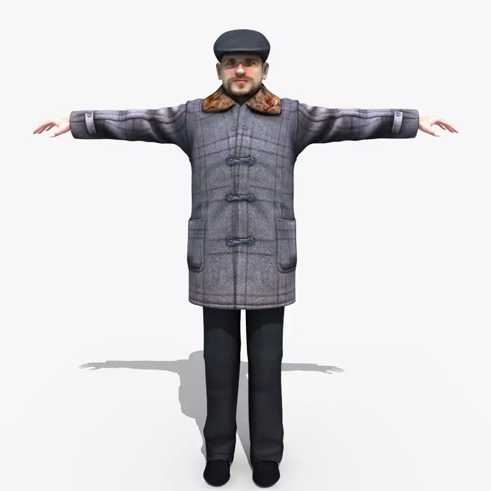 European Man 03 3D model