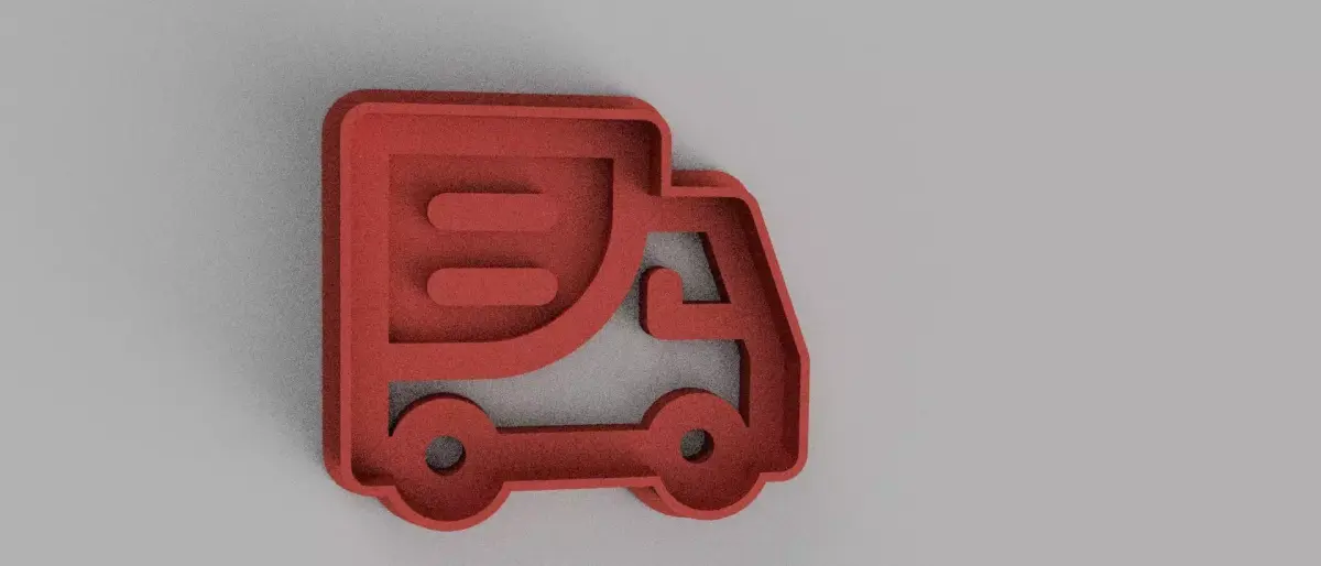 SET 5 COOKIE CUTTER 3D print model truck 3D print model