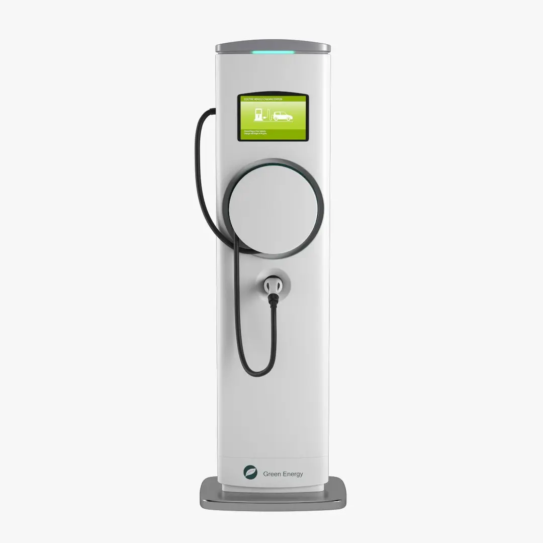 Electric Vehicle Charging Station 2 3D model purchase