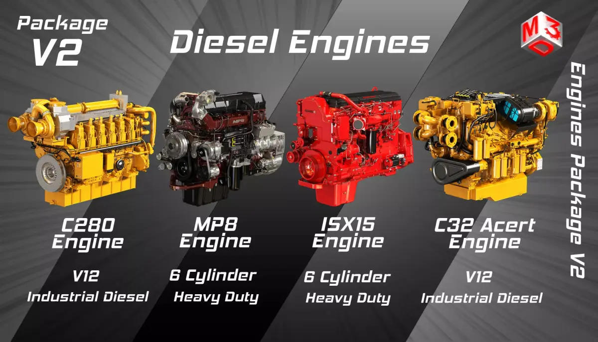 Engines Package - V2- Diesel Engines purchase