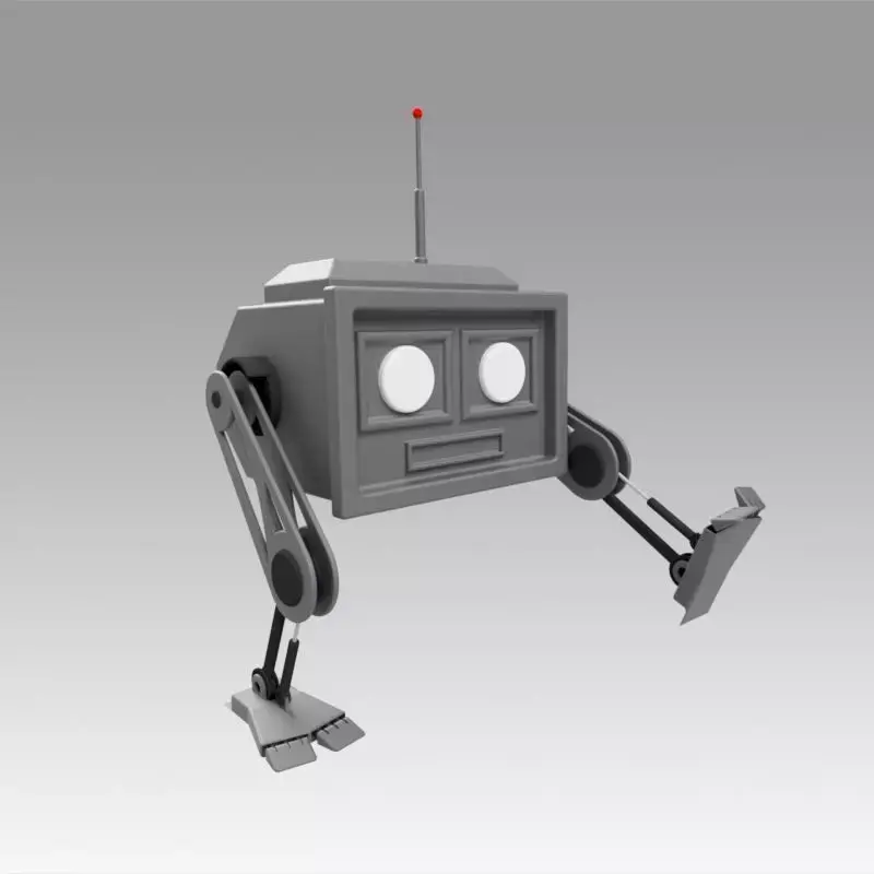 Mini robot 3D model order